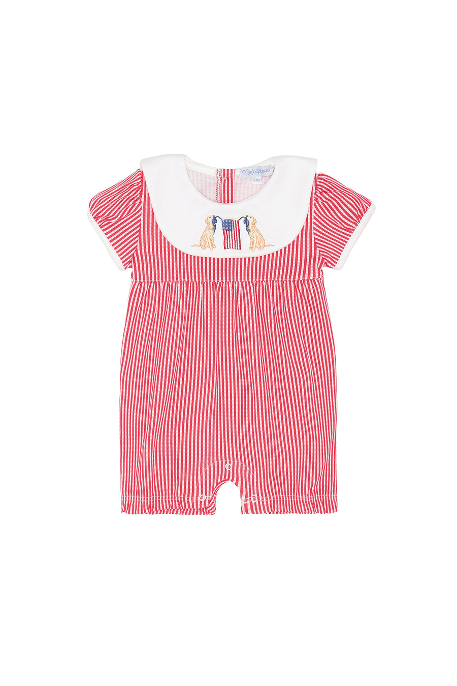 American Pups Collared Romper