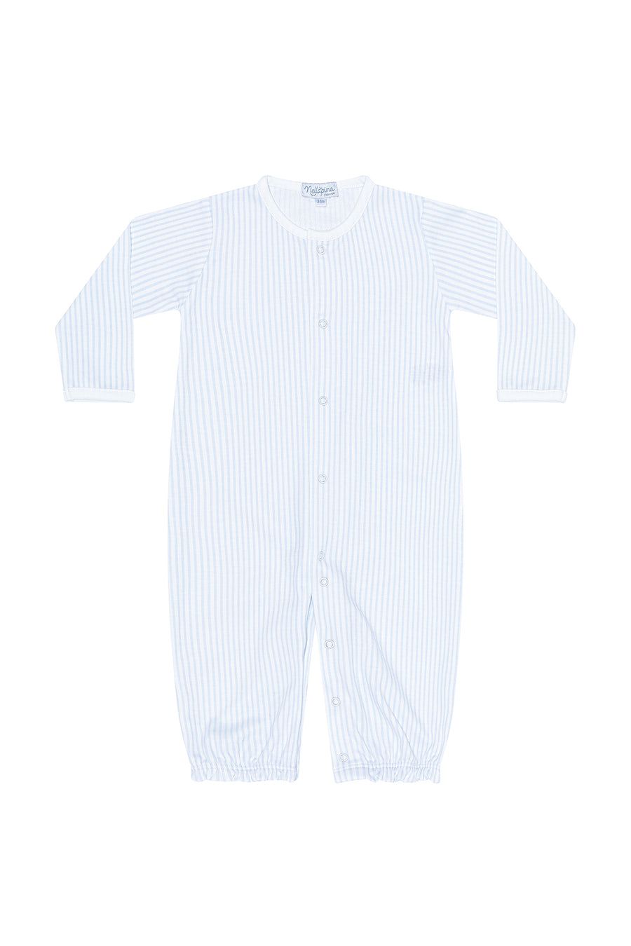 Blue Classic Stripes Converter Gown