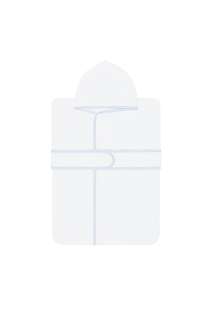 Blue Nella Hooded Bath Towel Sack