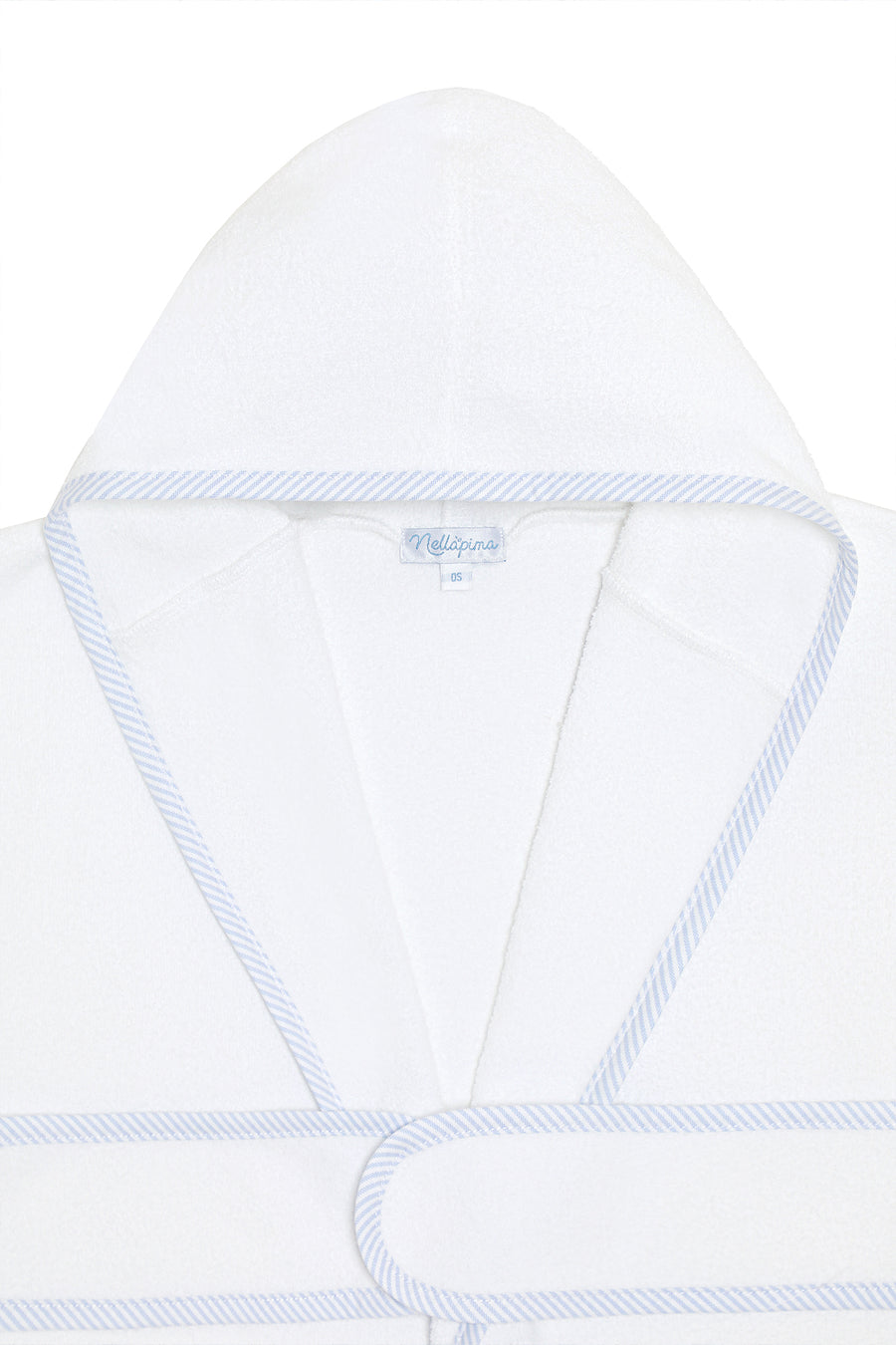 Blue Nella Hooded Bath Towel Sack