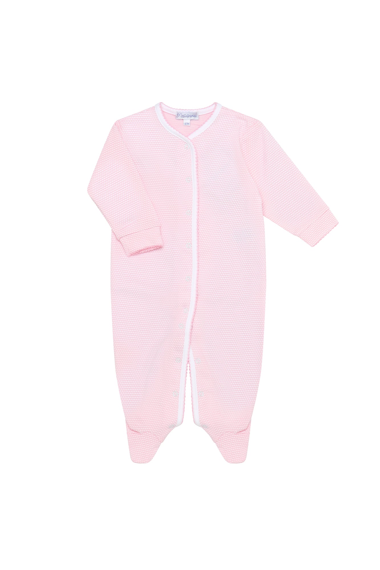Bubble Zipper Footie - Pink main image 0