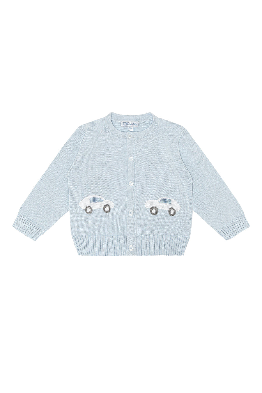 Cars Embroidered Knit Cardigan