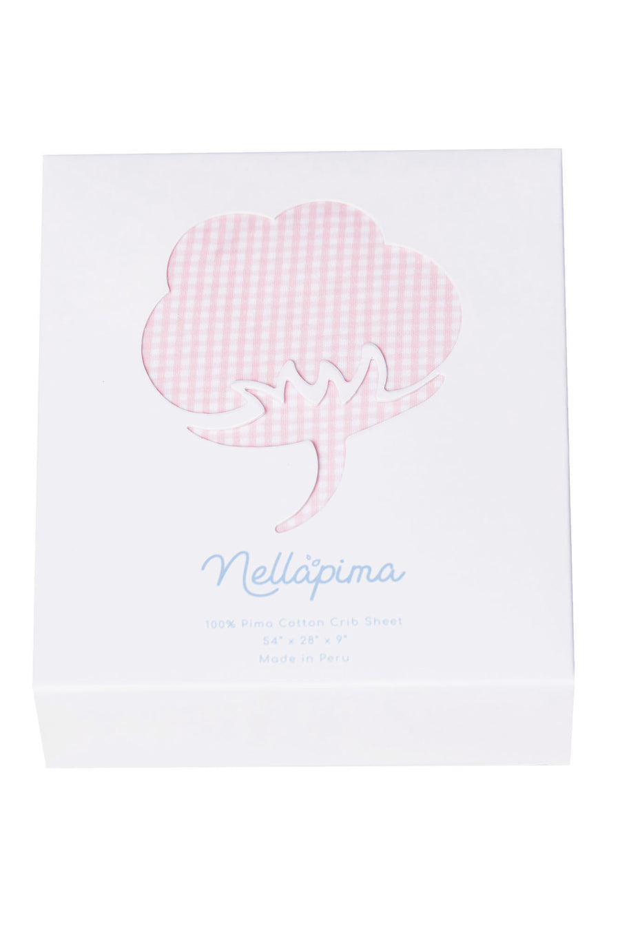 Pink Gingham Crib Sheets