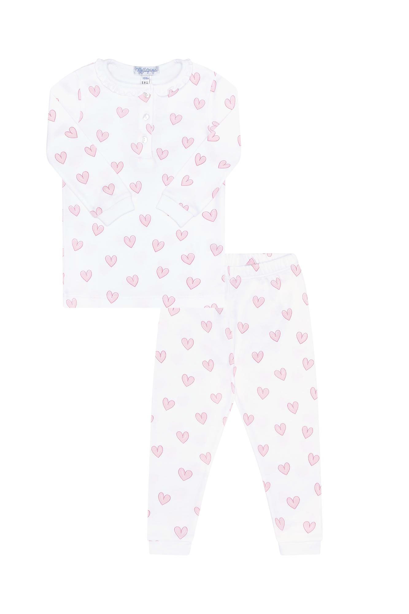 Pink Heart Print Pajama – Nellapima