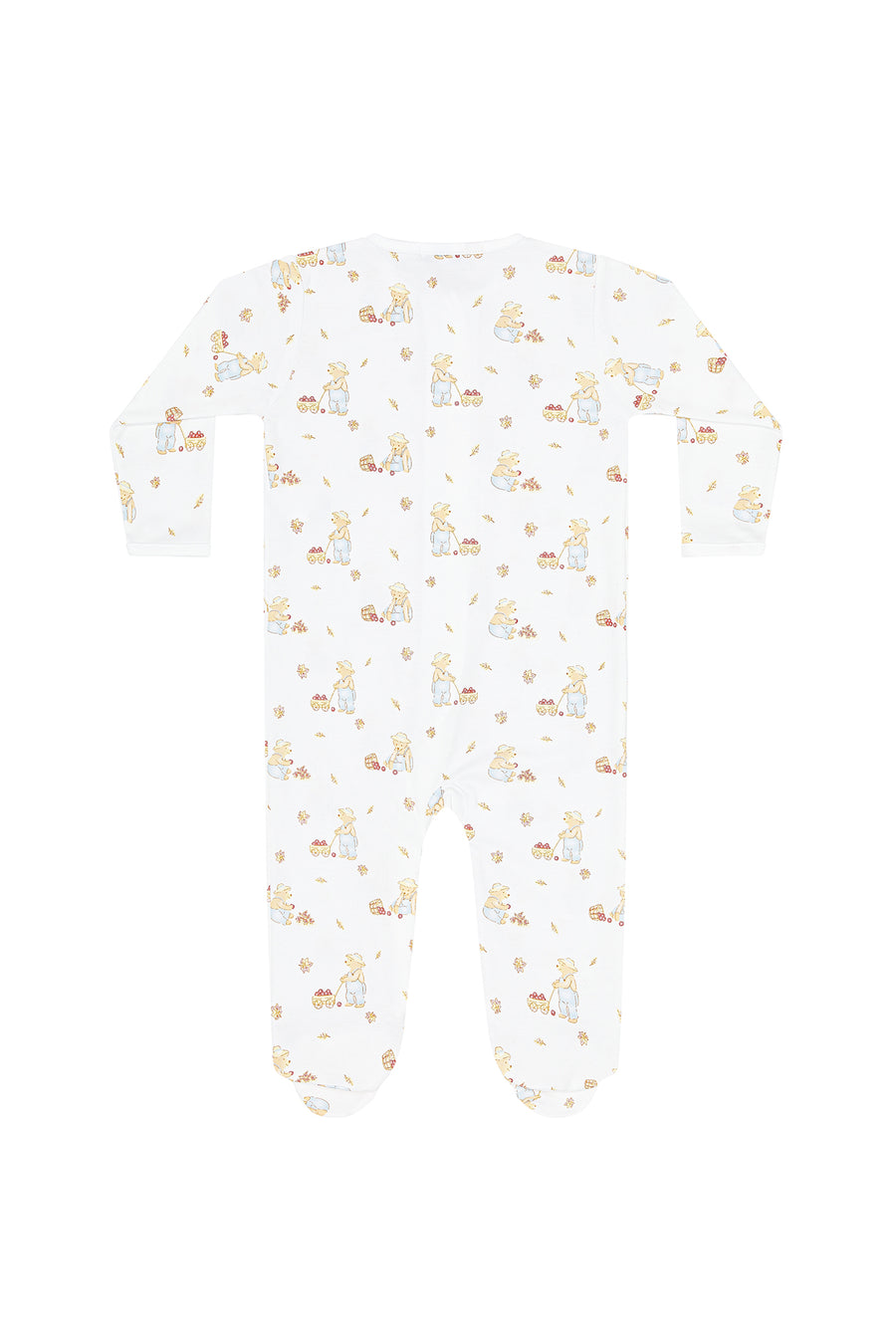 Harvest Time Zipper Footie