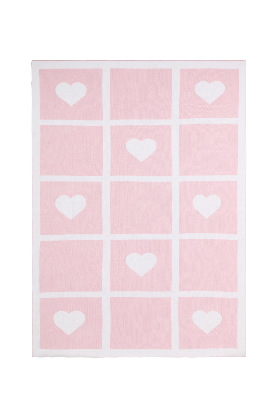 Heart Knit Blanket