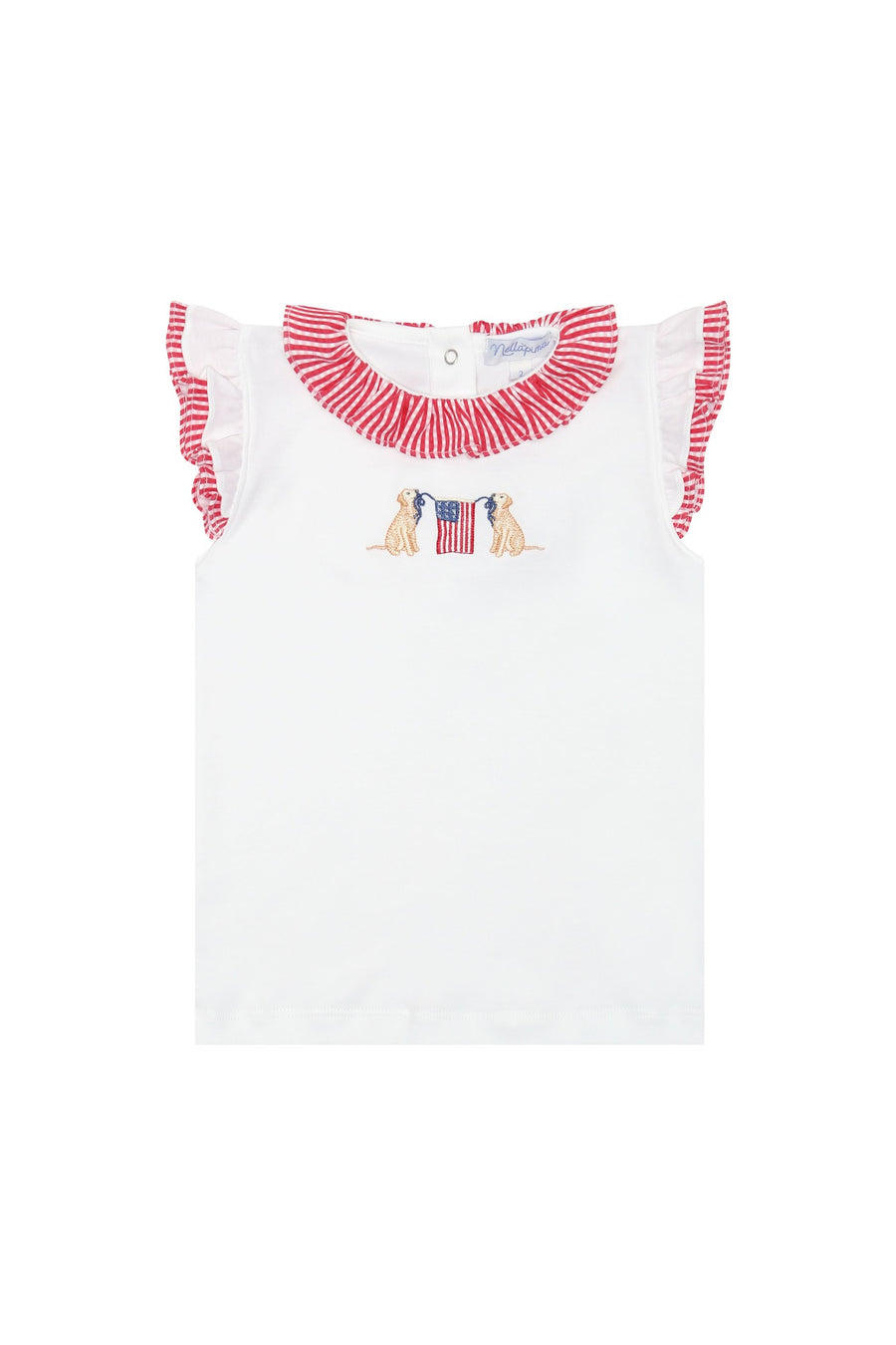 Nellapima American Pups Classic Skort Set Red Top