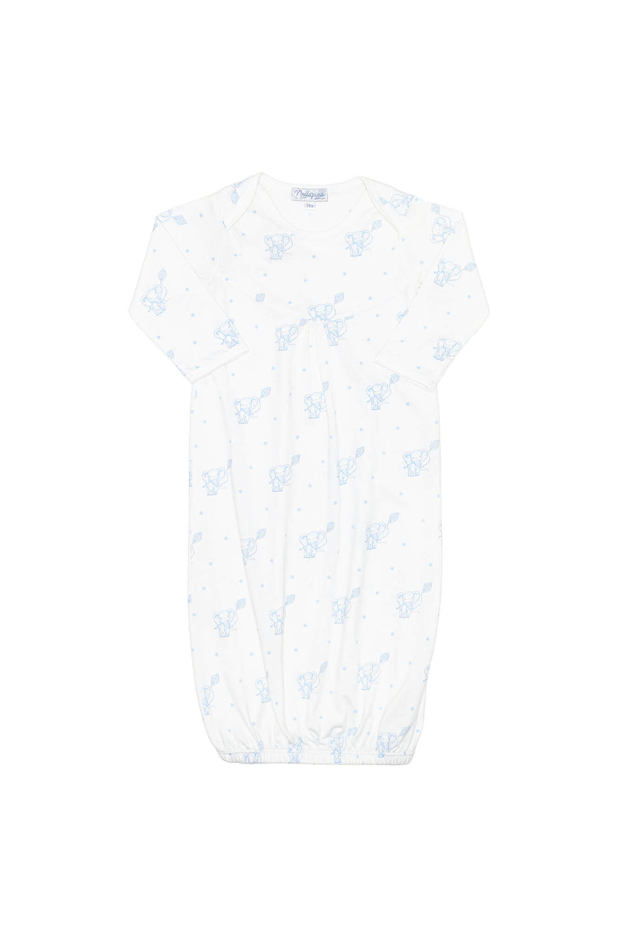 Nellapima Blue Elephant Gown Front