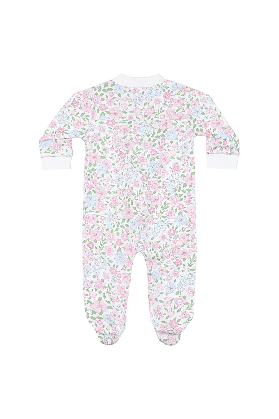 Nellapima English Garden Zipper Footie Back