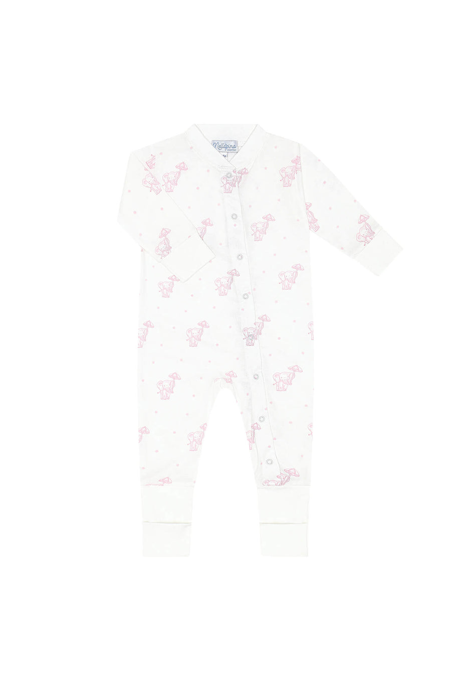 Nellapima Pink Elephant Coverall Front