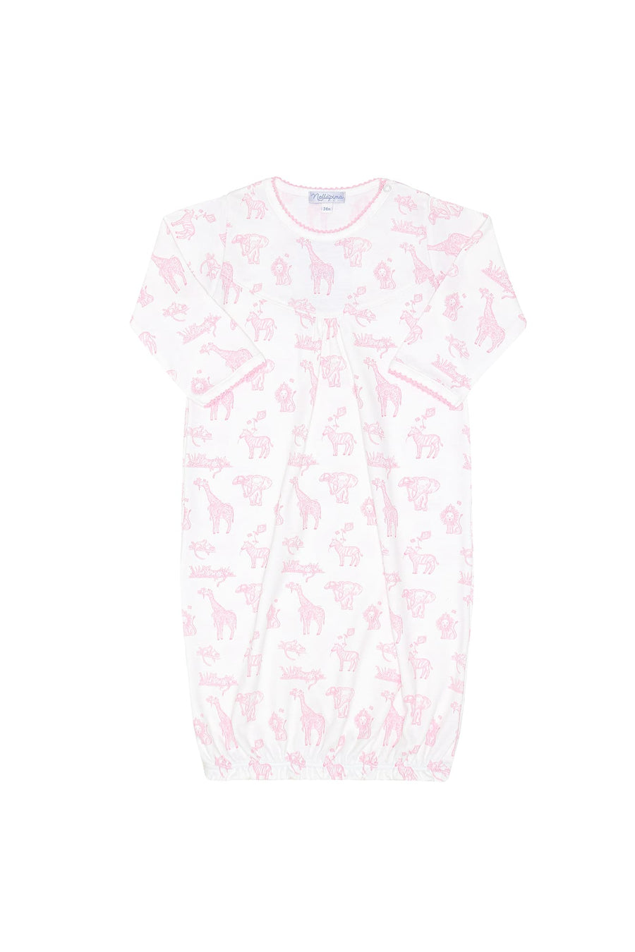 Nellapima Pink Safari Gown Pink Front