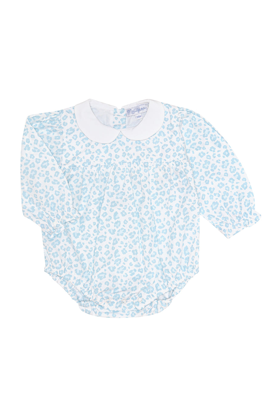 Blue Cheetah Print LS Bubble