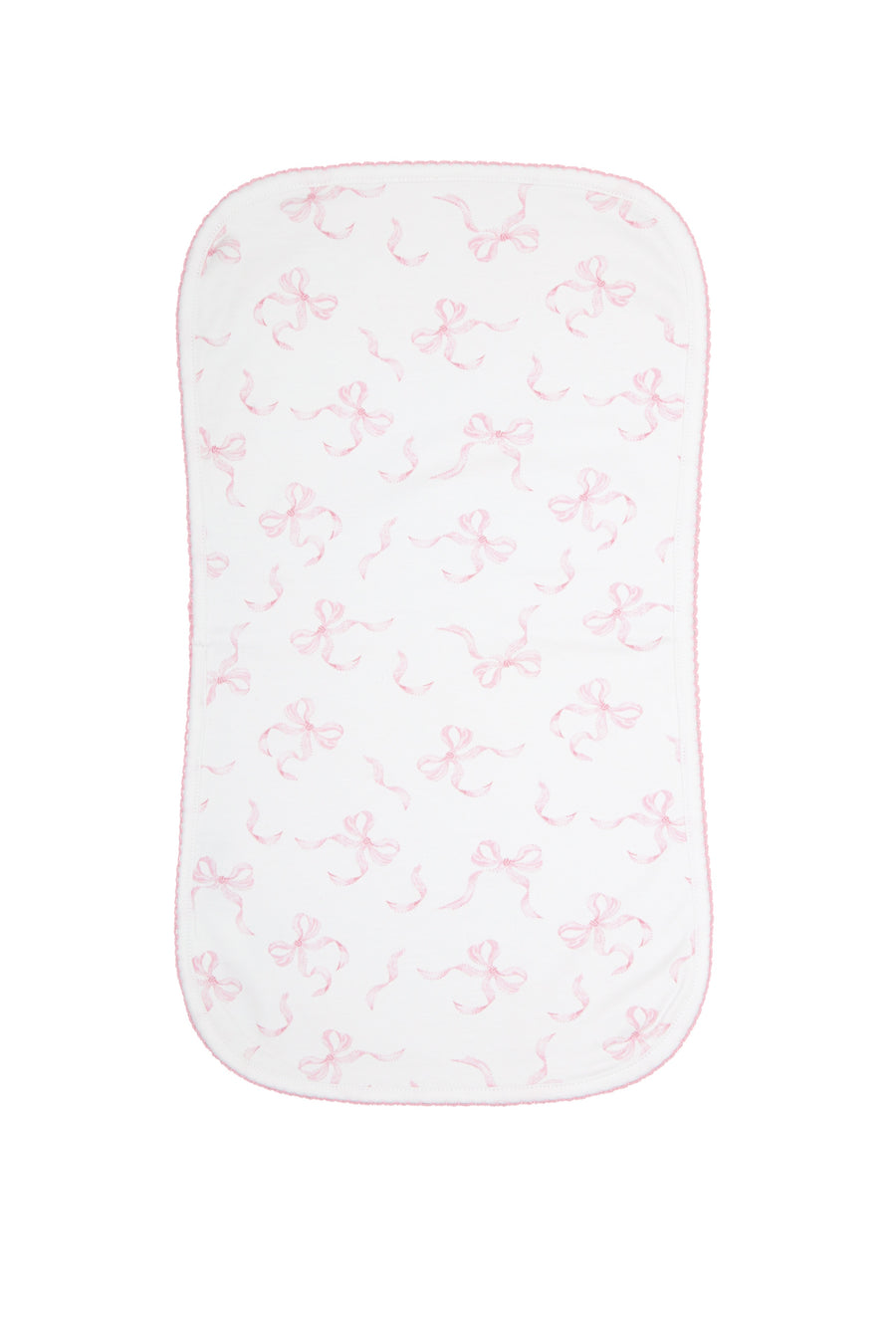 Charming Bows Print Burp Cloth