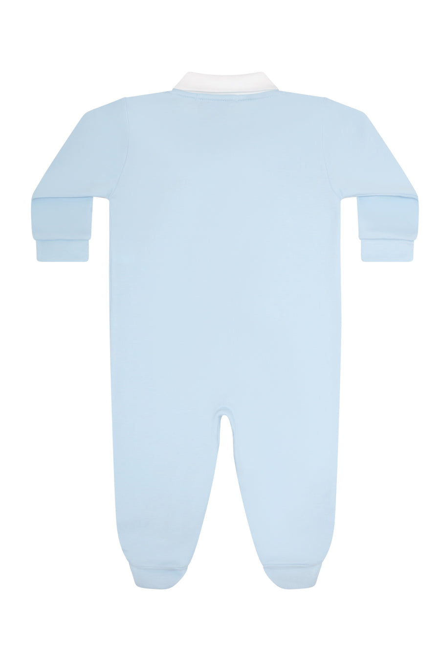 Mini Voyages Embroidery Snap Footie