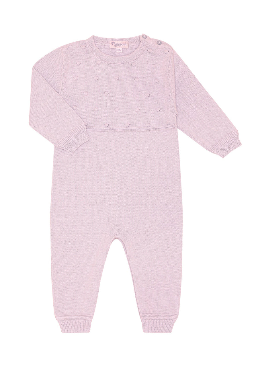 Pink Dotted Knit Bodysuit