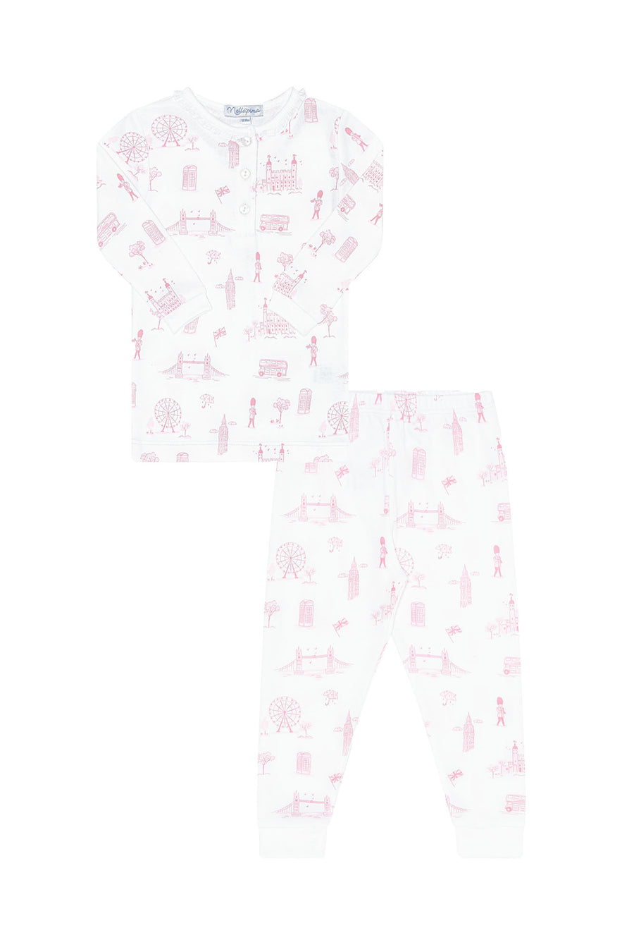Pink London Toile Pajamas