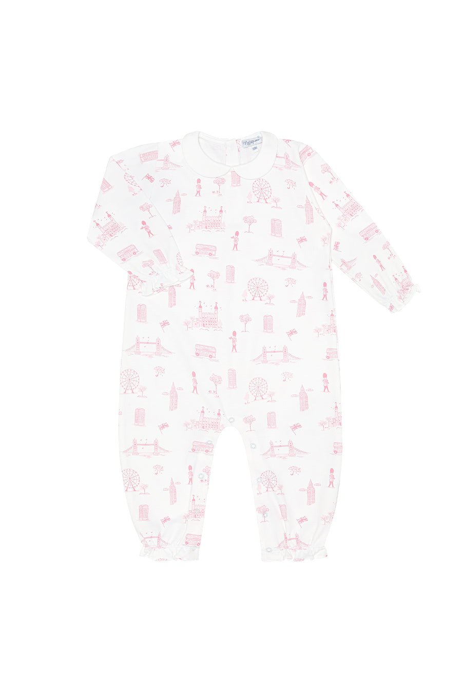 Pink London Toile Romper LS
