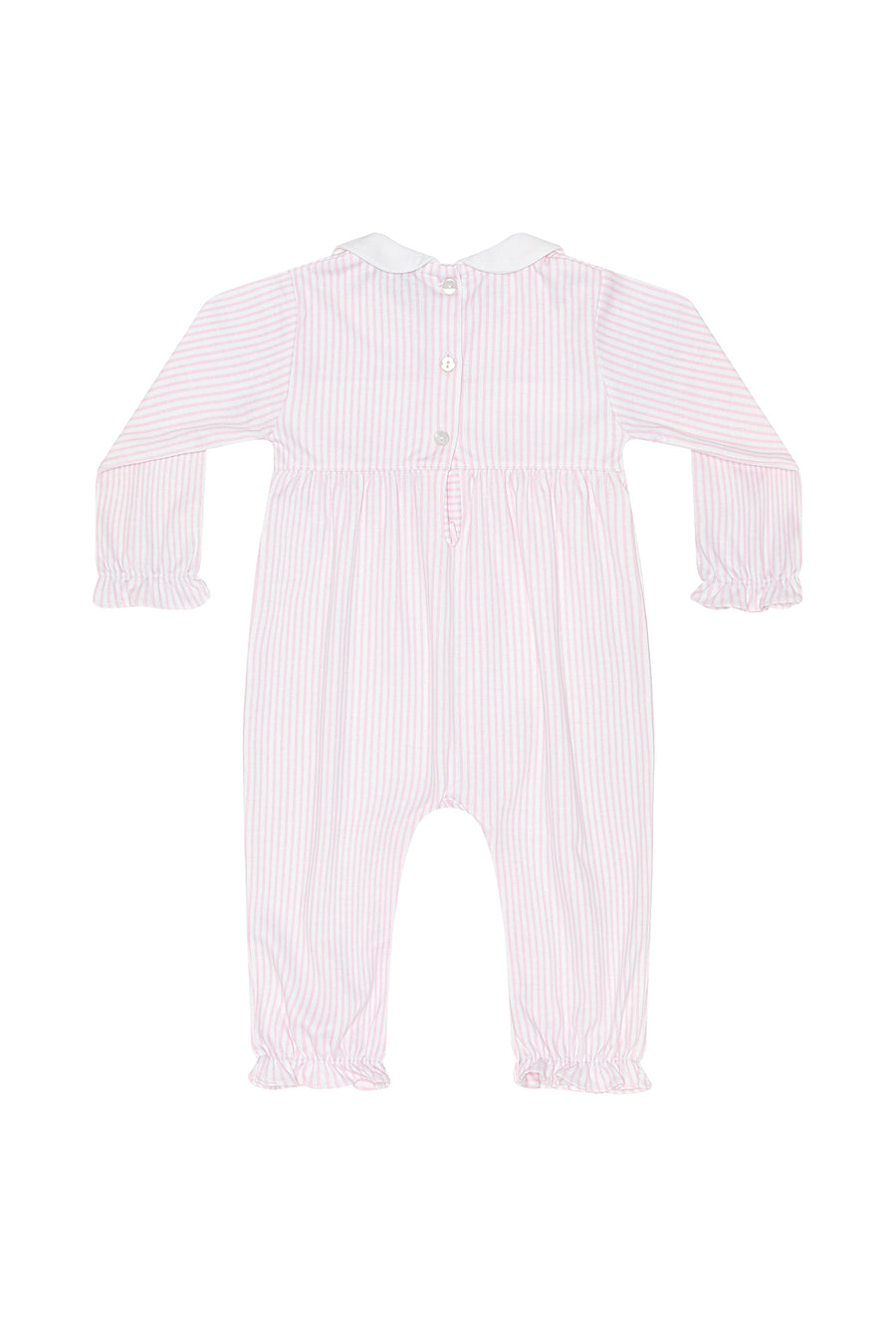 Pink Pumpkin Patch Embroidered Playsuit