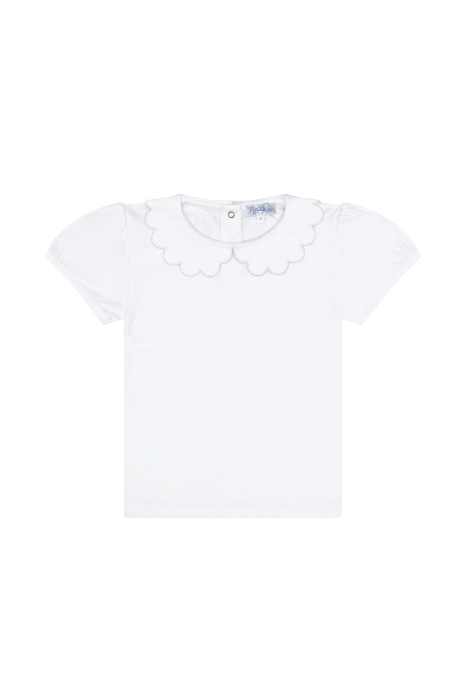 Nella Scallops Short Sleeve Tee