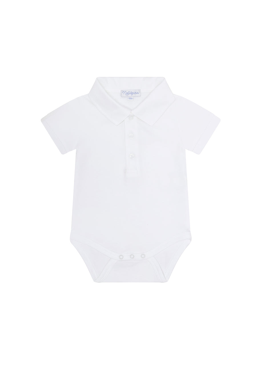 White Boy Short Sleeve Onesie