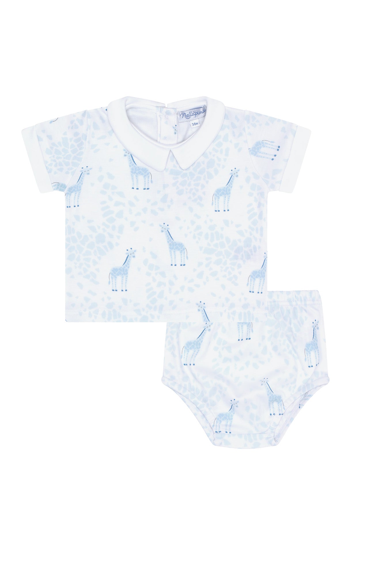 Darling Diaper Cover - Baby Blue Minigingham main image 0