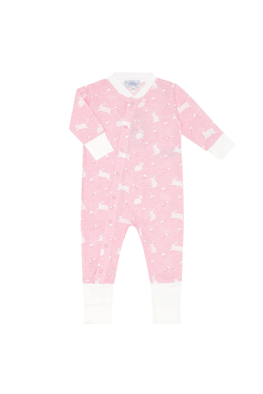 Pink Bunny Cotton Coverall - Nellapima