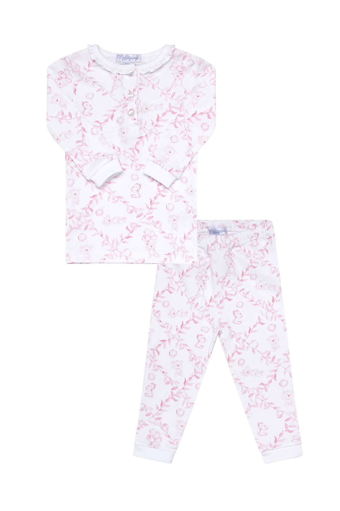Nellapima Blue Bears Trellace Baby Converter Gown