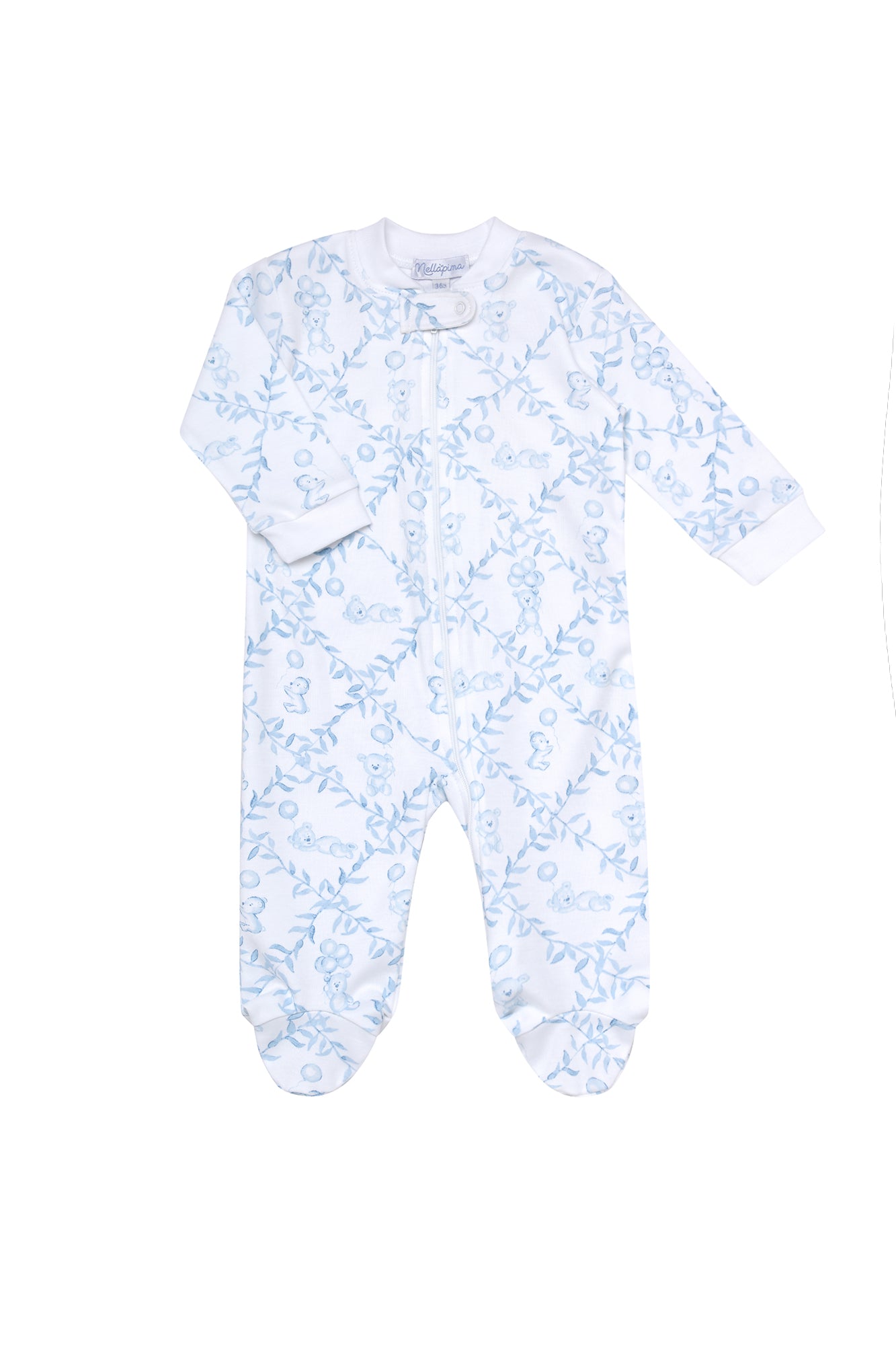 Blue Bears Trellace Baby Gown main image 1