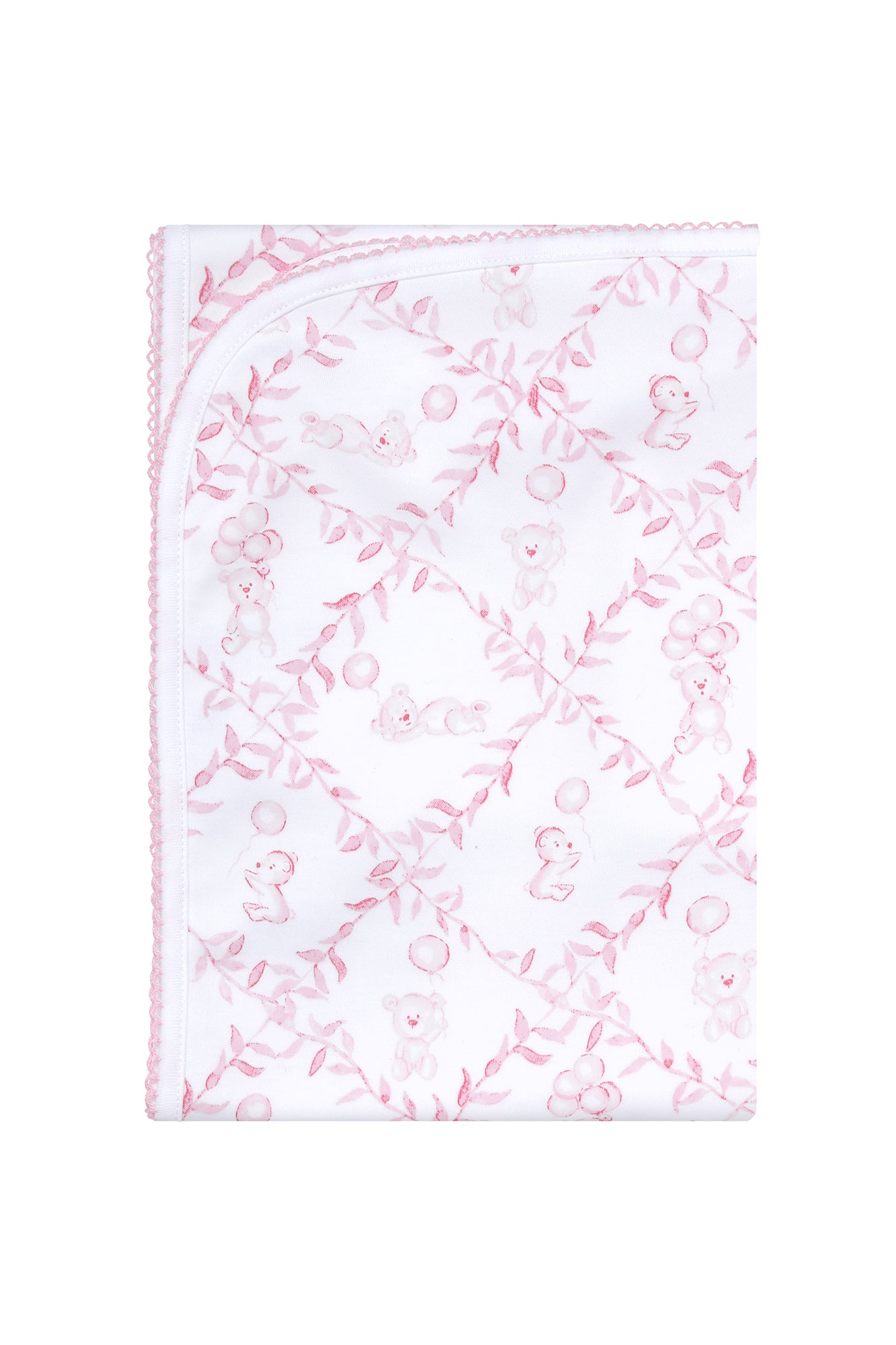 Nellapima Pink Bears Trellace Zipper Footie main image 1