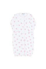 Pink Heart Print Converter Gown