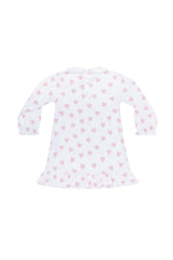 Pink Heart Print Long Sleeve Playtime
