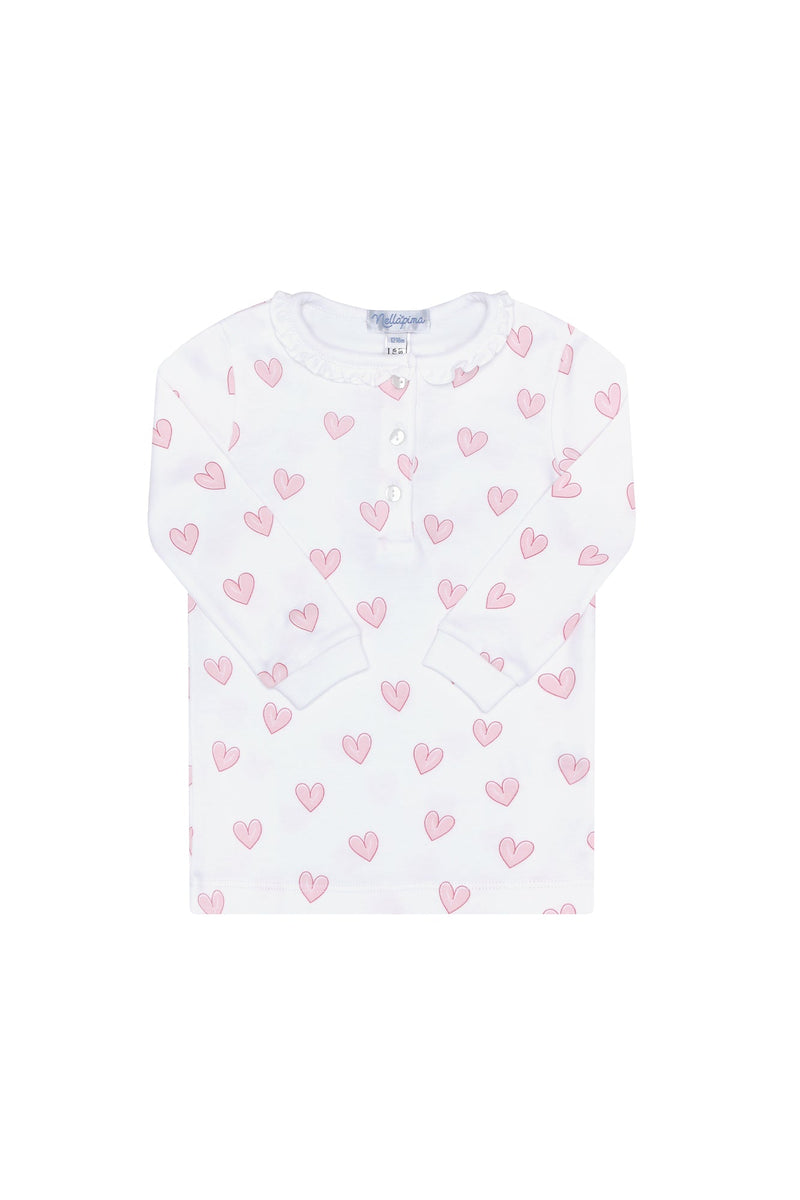 Pink Heart Print Pajama