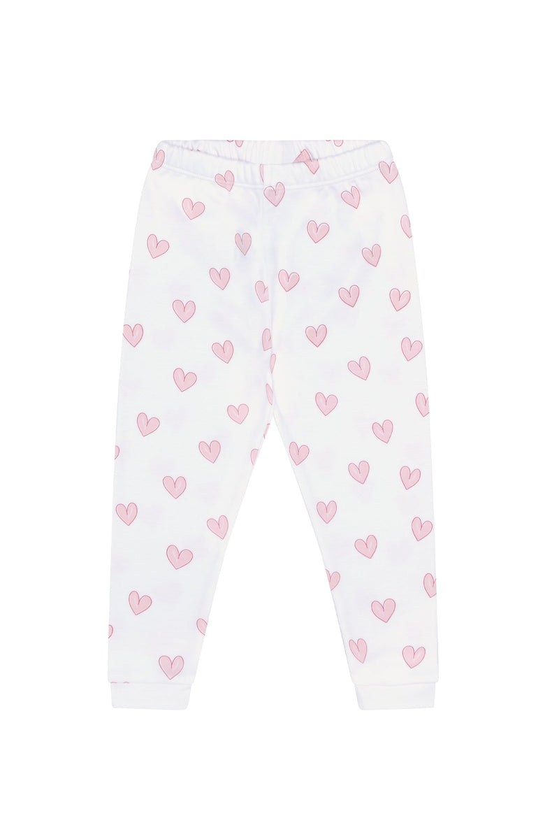 Pink Heart Print Pajama