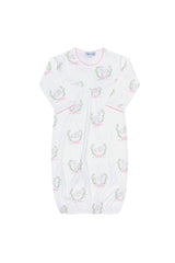 Pink Lamb Print Gown