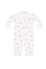 Pink Stars Print Converter Gown