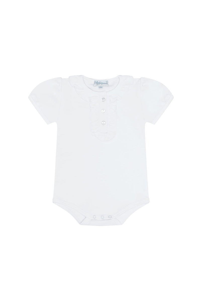 Ruffle Short Sleeve Onesie