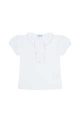 Ruffle Short Sleeve Tee