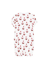 Santa Print Gown