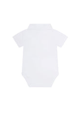 White Boy Short Sleeve Onesie