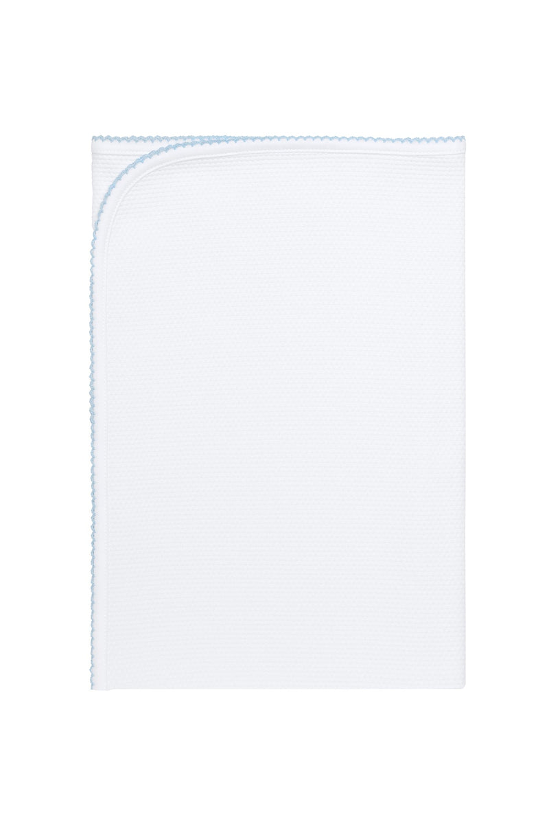 White Bubble Baby Blanket