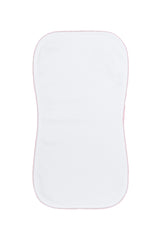 White Bubble Baby Burp Cloth