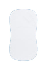 White Bubble Baby Burp Cloth