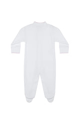 White Bubble Baby Footie