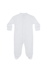 White Bubble Baby Footie