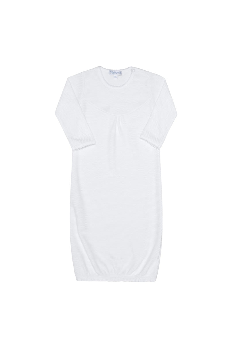White Bubble Baby Gown