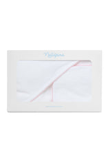 White Bubble Hooded Baby Towel