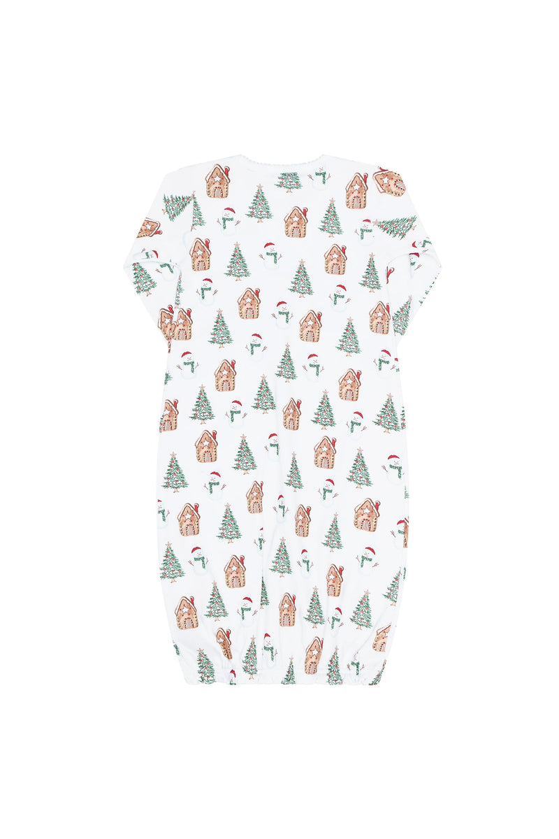 Wonderland Christmas Print Gown