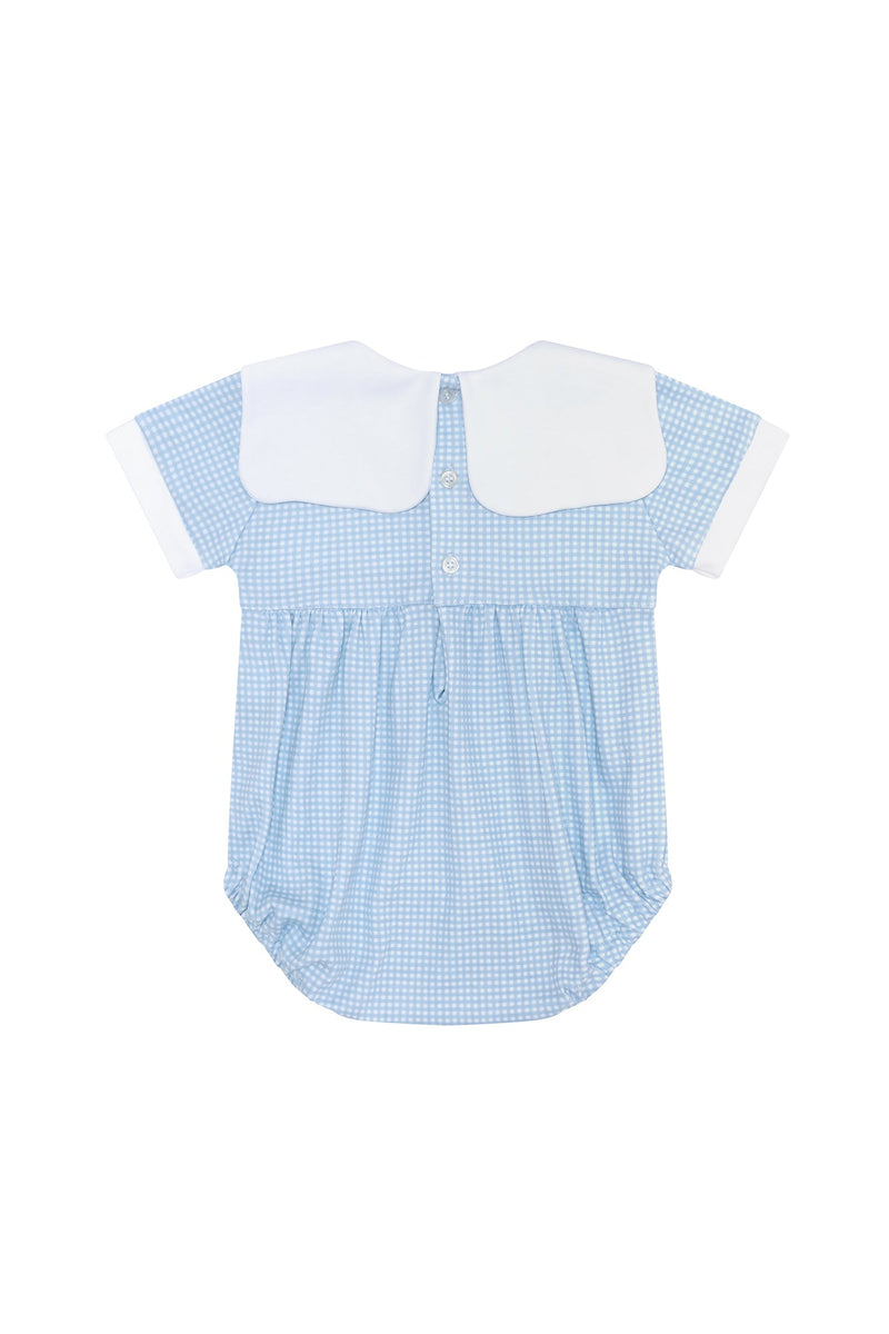 Blue Gingham Baby Bubble