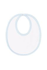 Blue Gingham Bib