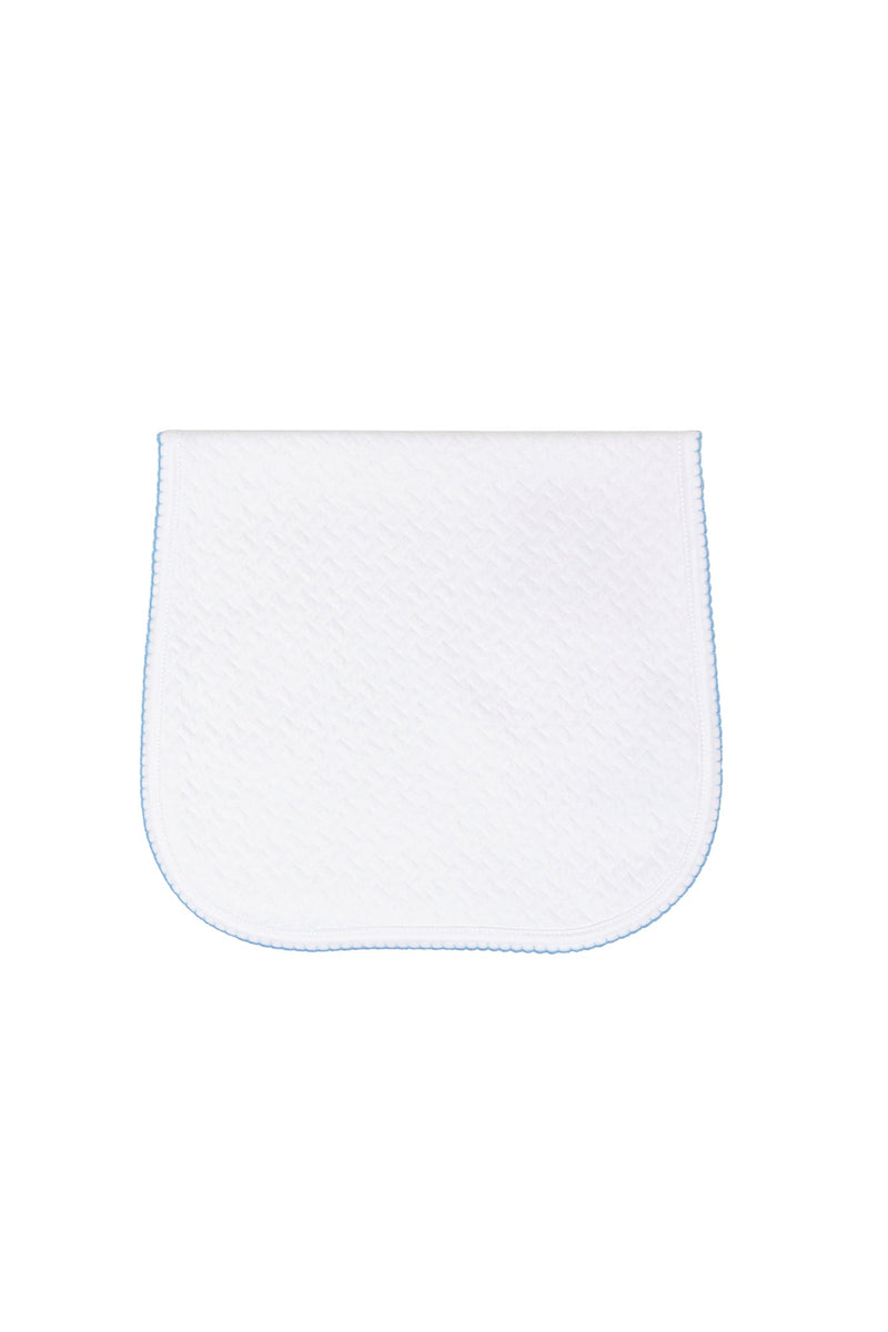 Basket Weave Baby Burp Cloth